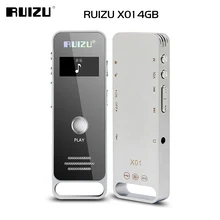 Nuevo Original RUIZU X01 Mini portátil sin pérdidas MP3 reproductor de música Digital escondido de Grabadora de Voz de Audio pluma 4GB grabadora de voz