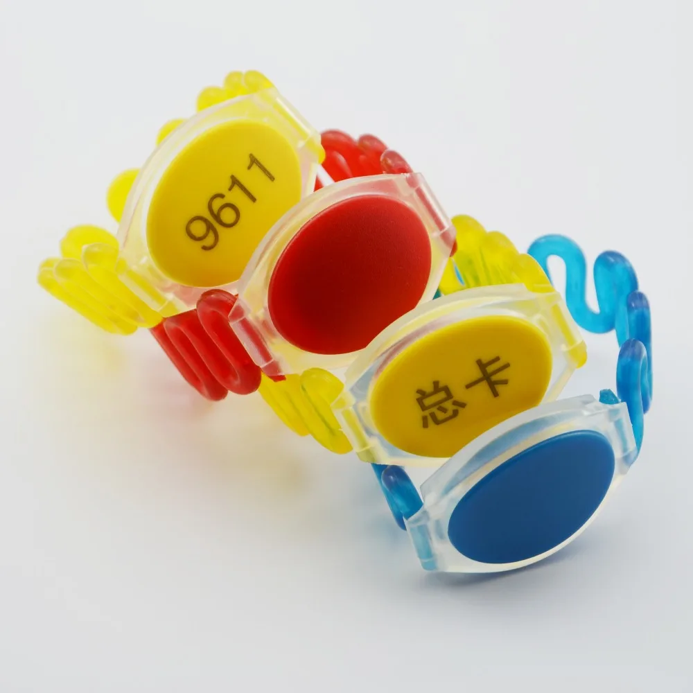 500 шт. 125 KHz ABS RFID напульсник/браслет с TK4100 чип для похода в спа-салон/сауны/тренажерный зал/плавательных бассейнов