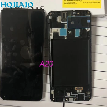 

Original For Samsung Galaxy A505F/DS A305F/DS A205D/DS LCD Display Touch Screen Digitizer Assembly For A20 A30 A50 With Frame