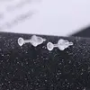 100 Set Hypoallergenic Simple Plastic Earrings Clear Ear Pins Needle and Resin Earring Backs DIY Ear Accessories 3