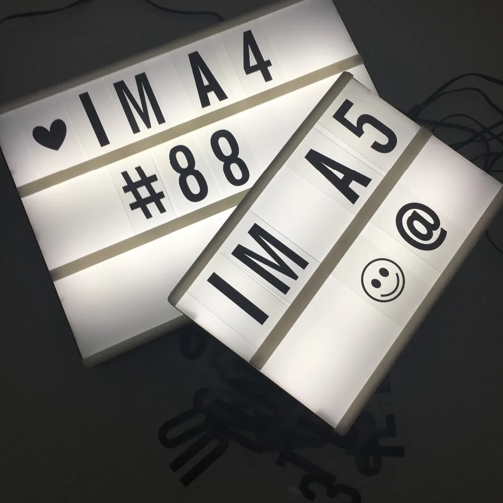 2018 креативный рекламный лайтбокс LED DIY буквенный комбинированный AA на батарейках
