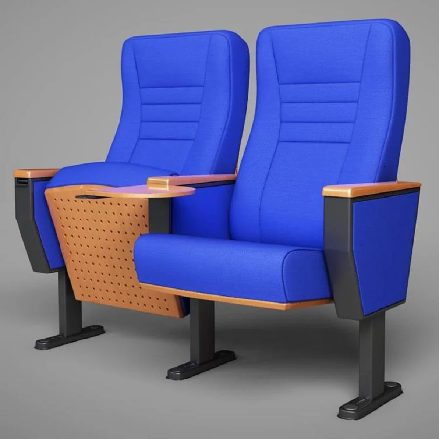 Металлическая подставка с тканевыми коммерческими стульями для кинотеатра