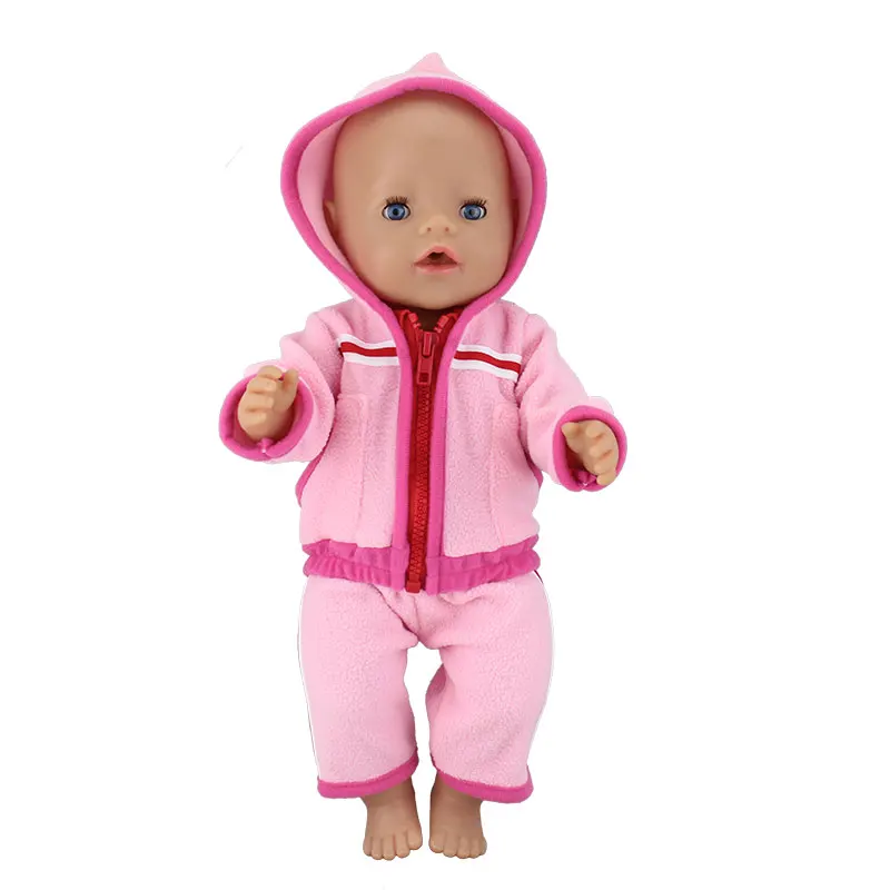 Новая кукла прыжок костюмы подходит для 43 см Zapf Baby Doll 17 дюймов Reborn Baby Doll Одежда - Цвет: a1