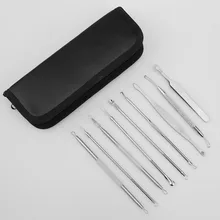 Набор инструментов для удаления угрей удаление акне из нержавеющей стали для ухода за кожей лица SSwell