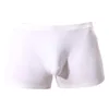 Men Boxer Underwear Boxers Men's U High Elastic Convex Seamless Silk Waist Slim Large Male Boxer Pant for Men 3