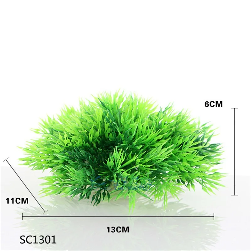 Зеленые искусственные морские травы ПВХ материалы защиты окружающей среды лужайки аквариумные растения Декор для аквариума аксессуары - Цвет: Green