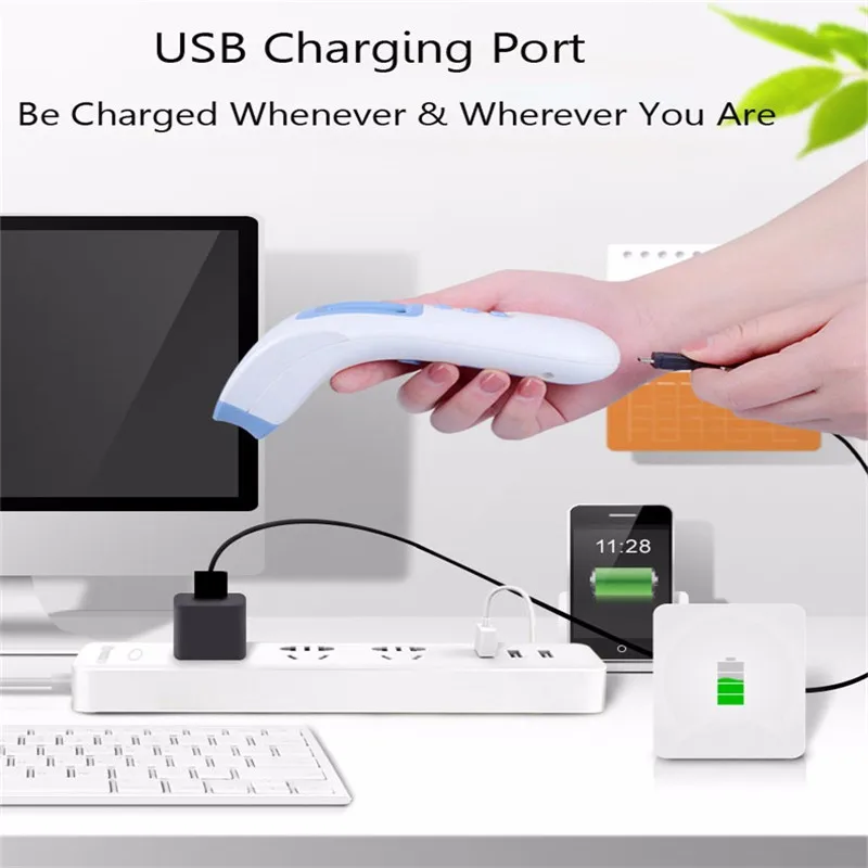 USB Перезаряжаемый цифровой термометр инфракрасный термометр для ребенка многофункциональные умные Термометры ЖК-продукт