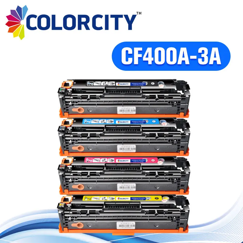 1 комплект совместимый тонер картридж CF400A CF401A CF402A CF403A 201A для HP Pro M252dn M252n MFP M277dw M277n