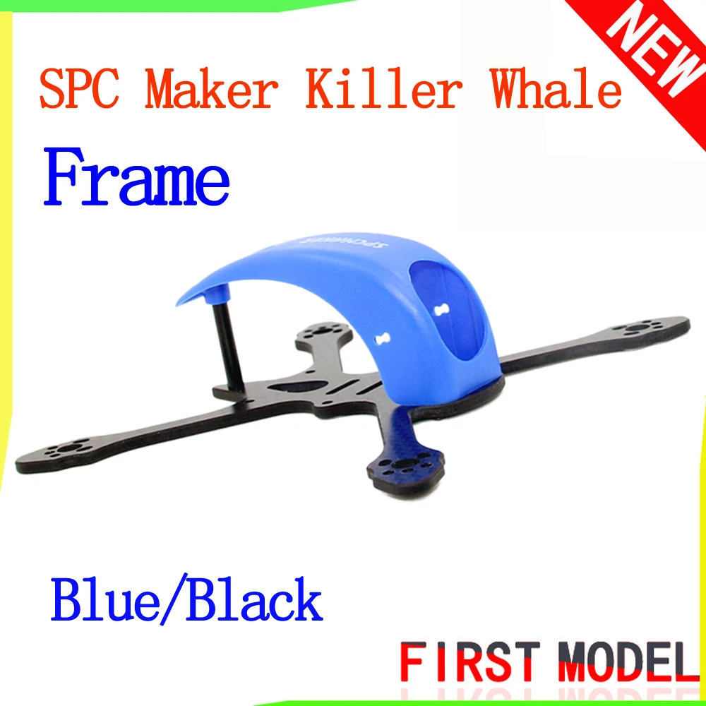 

Newest 2019 SPC Maker Killer Whale Spare Part 115mm Wheelbase Frame Kit for Whoop RC Drone FPV Racing Spare Parts Accessories