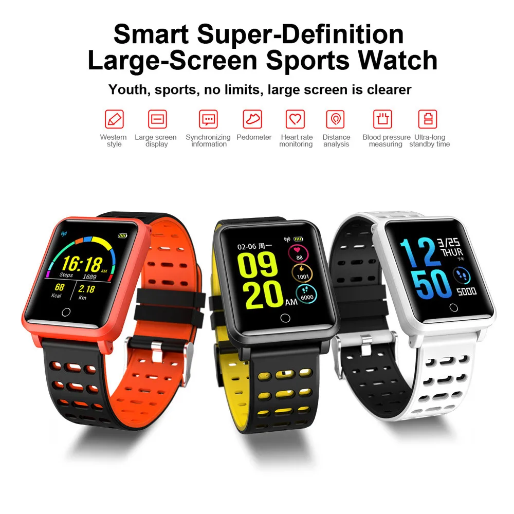 fitness tracker watch with blood pressure and heart rate