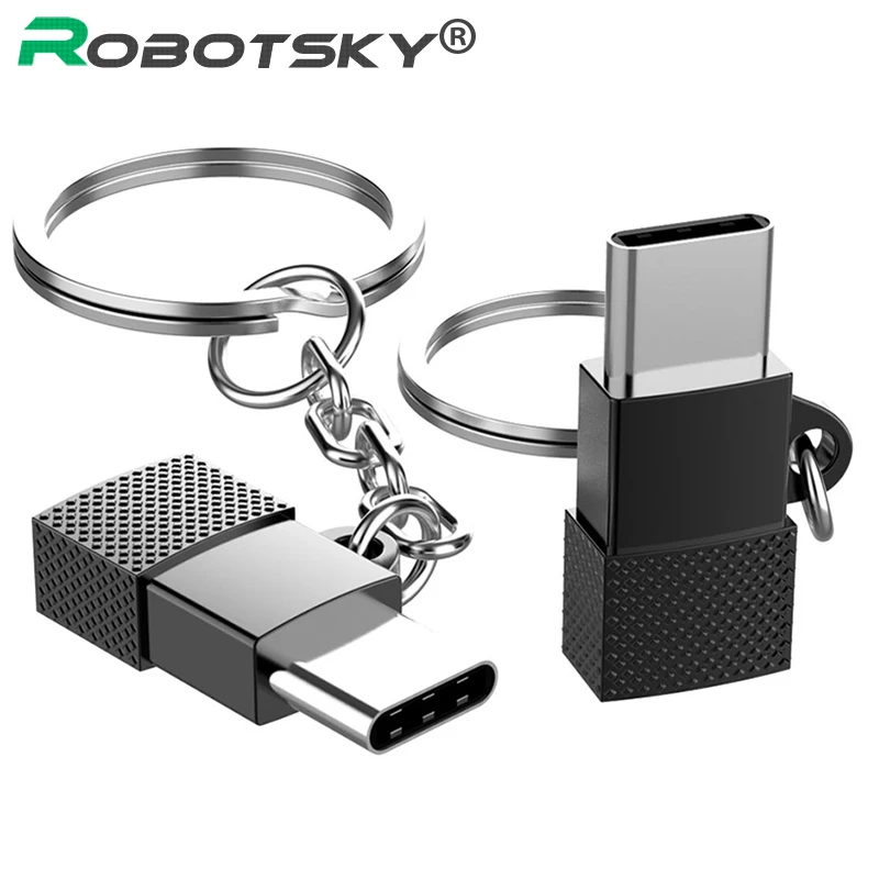 

Alumium Micro USB to Type c OTG adapter for Xiaomi Oneplus LG Nexus 5X 6P Phone type-c accessories Male Connector