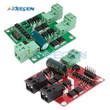 160W 7A 12V 24V Dual Channel DC Motor Driver Module H-bridge L298 Logic Control Signal Optocoupler PWM Drive Reversing Braking