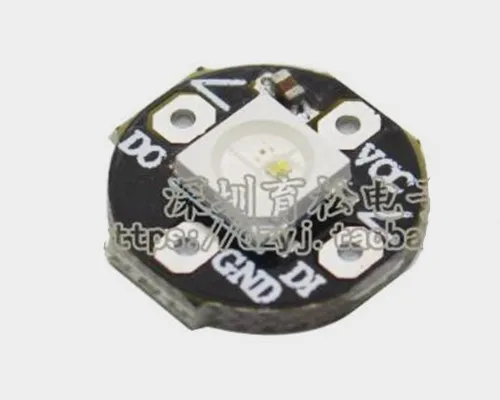 Бесплатная доставка! 1 позиционный круглый WS2812B RGB светодиодный полноцветный