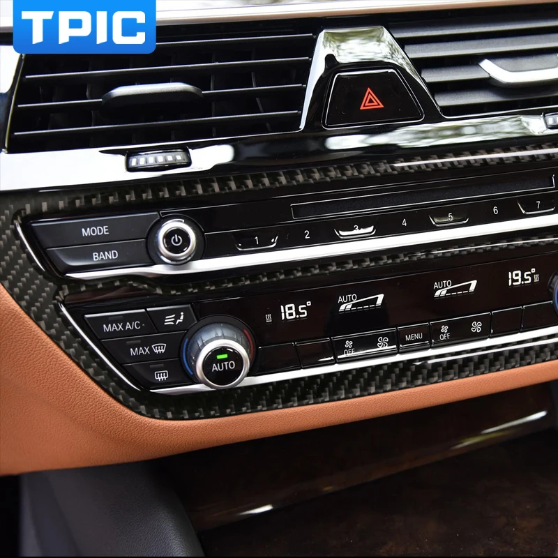 Наклейка на панель CD для кондиционирования воздуха BMW G30 5 Series|interior accessories|carbon interior