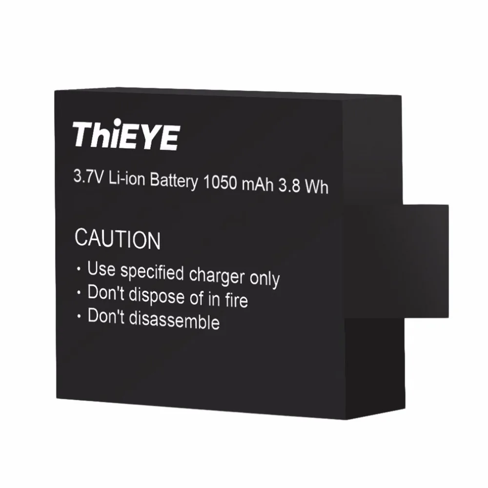 

2pcs/lot Portable Replacement Battery For ThiEYE i60e Long Service Life Easy To Carry Special Batteries For i60e Camera