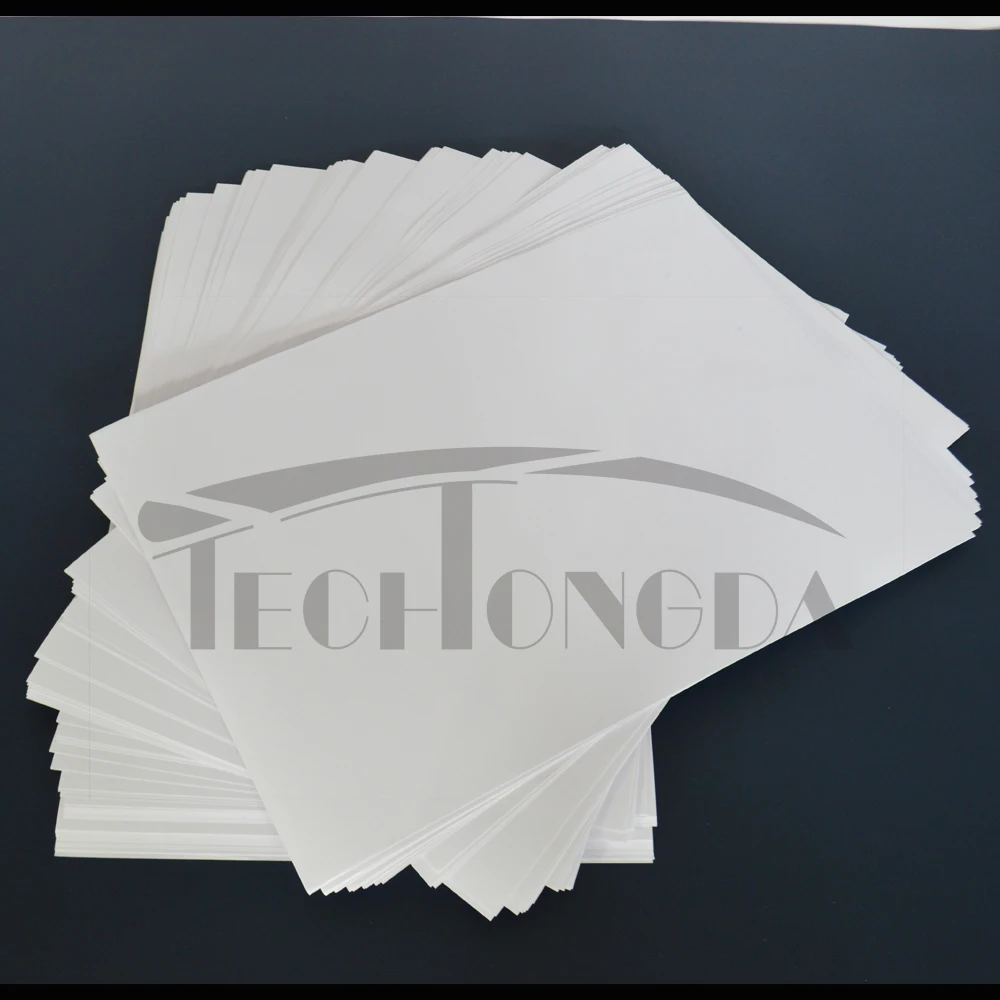100 листов A4 быстросохнущей сублимационной печатью с застёжкой-передачи Бумага тепла Пресс печать 8," x 11,7"