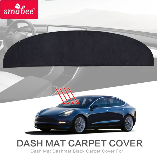 Tapis de tableau de bord antidérapant pour Tesla Model 3 2017