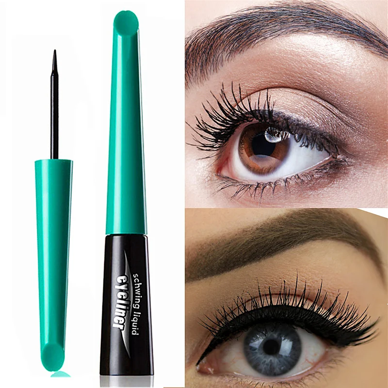 

Black Liquid Eyeliner Long-lasting Easy to Wear Natural Eye Liner Waterproof Smooth Soft Eyeliner Pencil Pen Makeup Eye Cosmetic