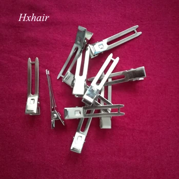

100pcs No.4 section clips Hair Snap Clips Hair Pins / Hair Accessories Hairpins Rustproof Electroplating
