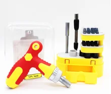 Combined screwdriver tool suit for computer mobile phone home disassembly screwdriver suit
