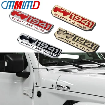 

Car Accessories 3D Metal Car Stickers Vintage 1941 logo Emblem Badge for Jeep Wrangler Cherokee Renegade Grand Styling Sticker