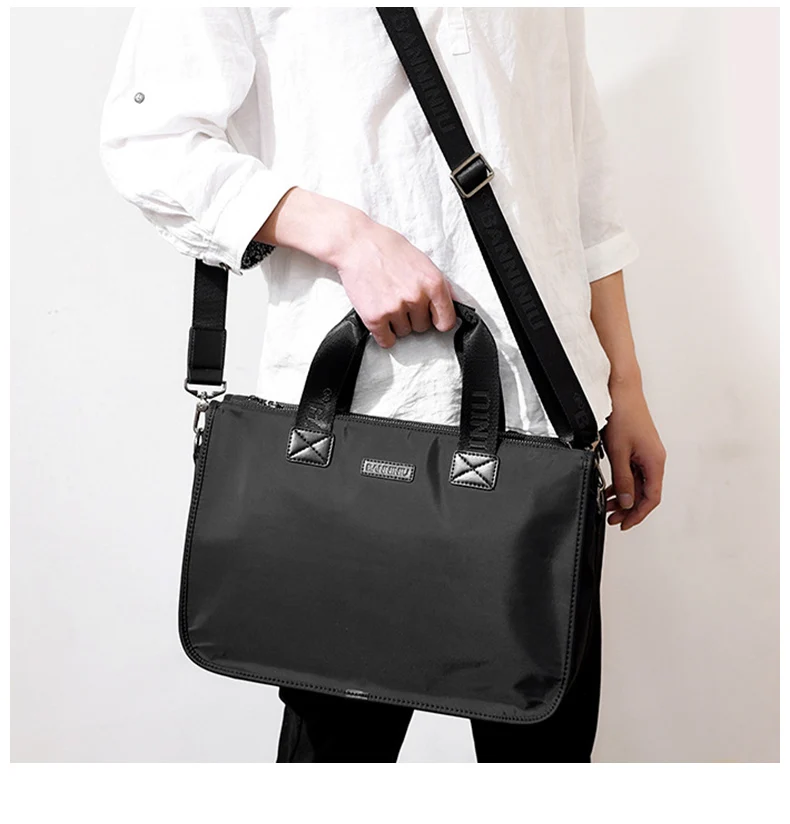 Мужской портфель сумка для мужчин's сумки на плечо высокое качество Оксфорд повседневное ремень Сумка Бизнес Crossbody мужской Дорожная XA301ZC