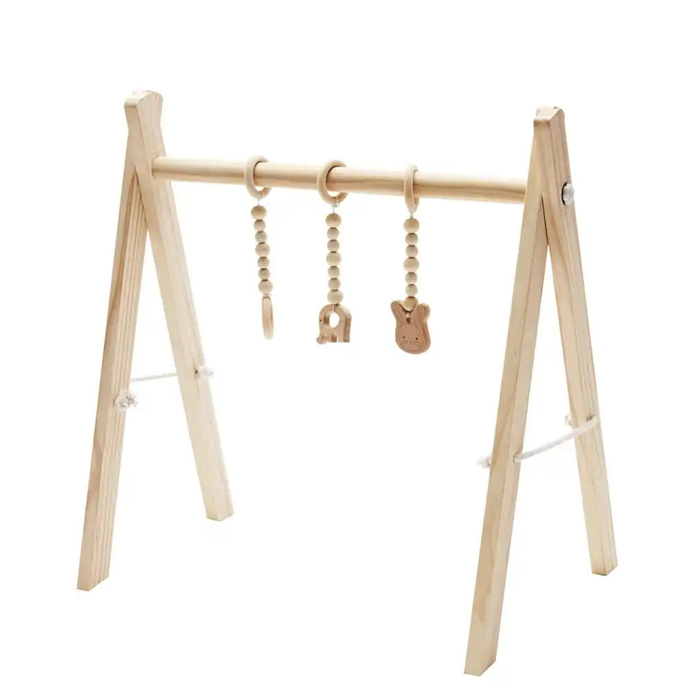 wooden play gym