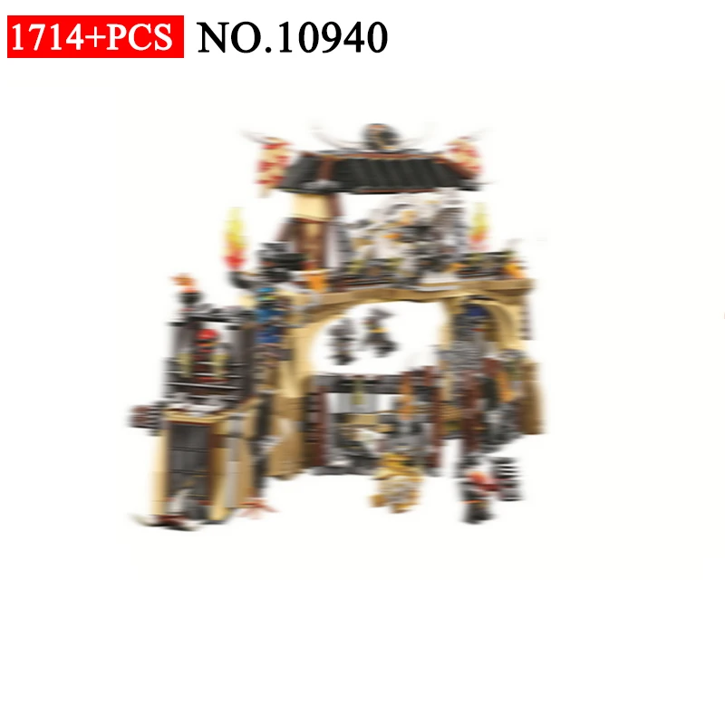 

Bela 10940 Ninja Series Dragon Pit Dragon Master/Jay/Zane Building Block Bricks Toys For Children Compatible With 70655