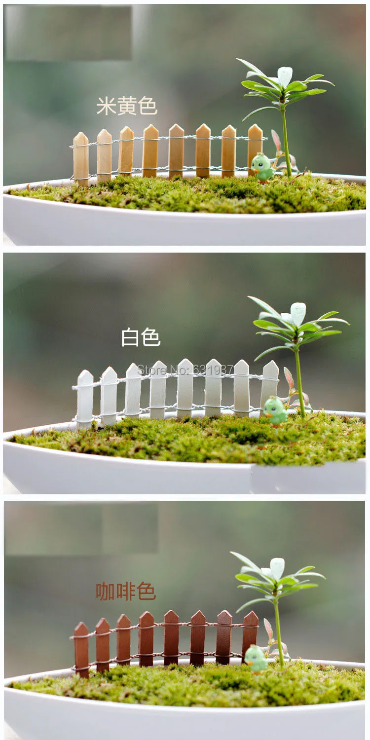 Кукольный дом аксессуары моделирование микро пейзаж небольшой деревянный забор миниатюрный кукольный домик аксессуары материал