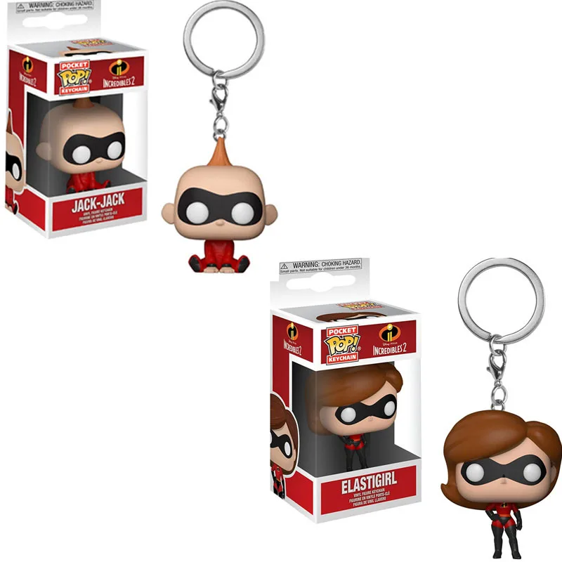 

Funko POP 4cm The Incredibles2-JACK-JACK & ELASTIGIRL action Figure Collection Model Toy for children with retail box