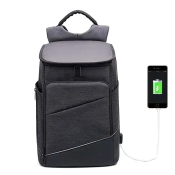 

Hot Sale Men Laptop 15"Backpack External USB Charge Swiss Computer Backpacks Anti-theft Backpack Waterproof Bags for Men Women