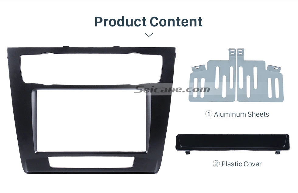 Seicane 173*98 мм Автомобильная Радио фасции 2 DIN рамка для 2007 BMW 1 серии E81 DVD плеер стереоинтерфейс отделка панели для установки автомобильной панели