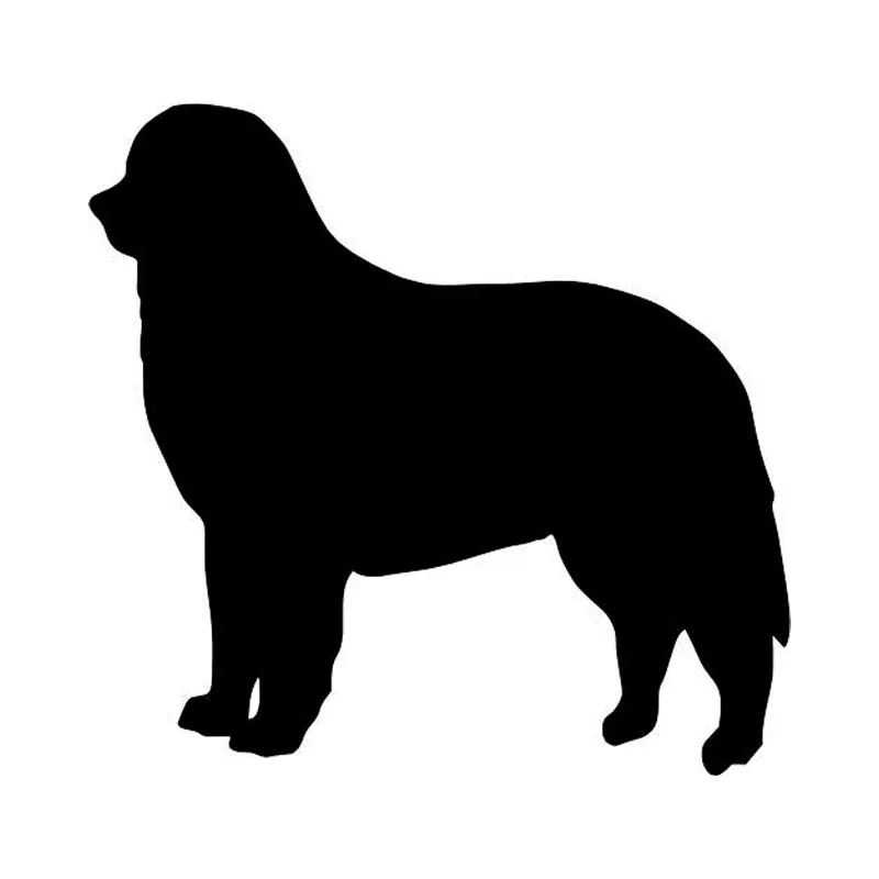 

13.5*12.6CM Bernese Mountain Dog Vinyl Decal Car Stickers Motorcycle Car Styling Decoration Black/Silver S1-0428