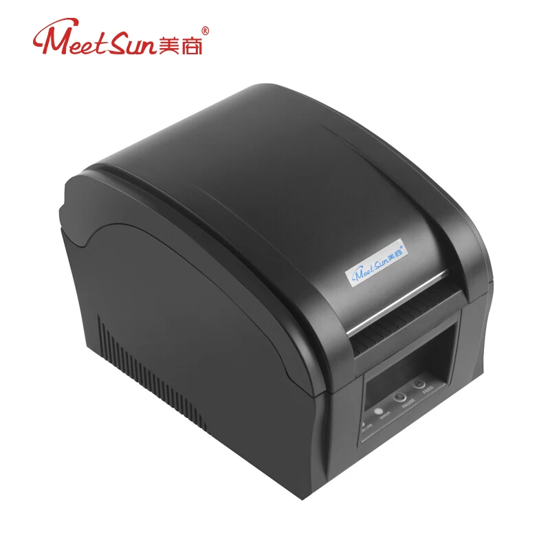 

Meetsun MS-350B USB Port 80mm Thermal Printer POS Receipt Ticket Printer 250mm/Sec Roll Feed Printer for Commercial Black New