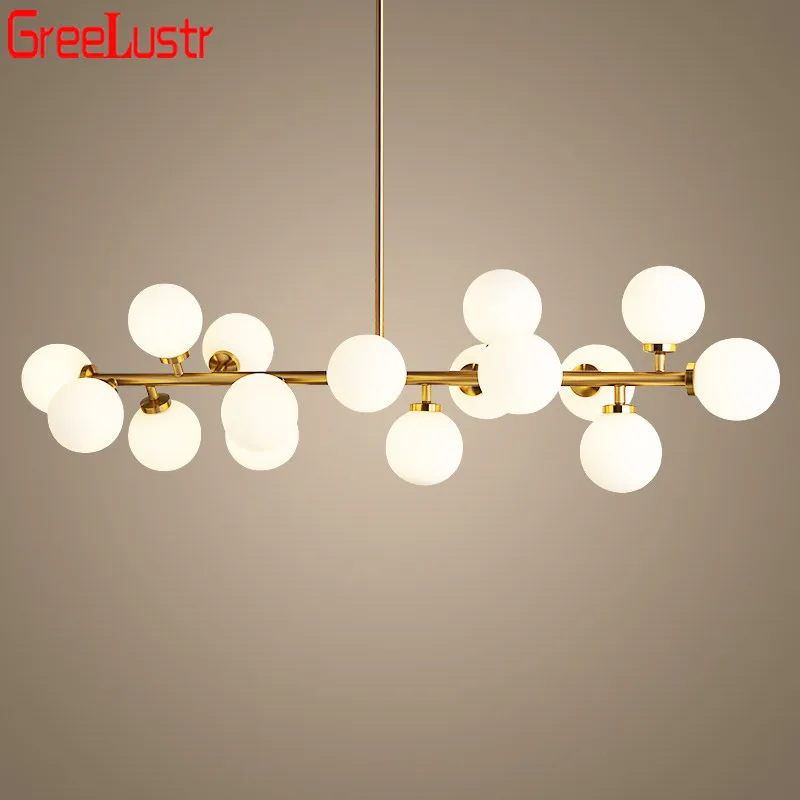 Us 165 6 49 Off Modern Led Pendant Chandelier Lights Gl Ball Vintage Re Gold Black Hanging Light Home Decor Fixture In Us 165 6 49 Off Modern Led Pendant Chandelier Lights Gl Ball Vintage Re Gold Black Hanging Light Home Decor Fixture In
