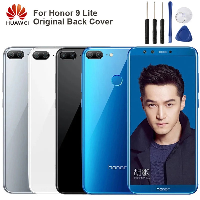 Чехол для задней батареи huawei, чехол для huawei Honor 9 lite, чехол для задней панели со стеклом