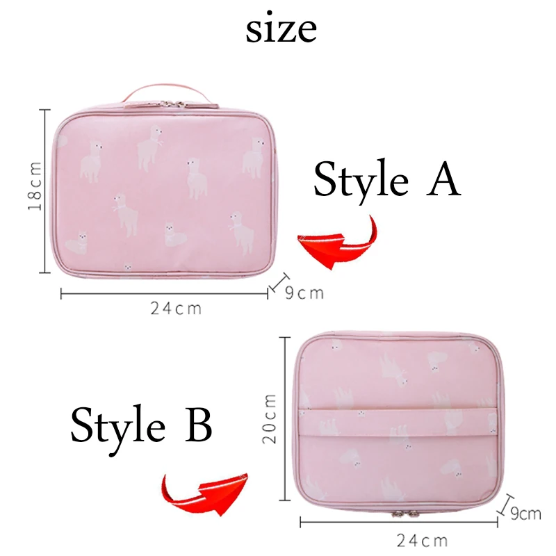 عالية قدرة تصنيف التجميل حقيبة المرأة تجميل ضد الماء حقيبة سفر منظم أدوات التجميل حقيبة مستحضرات تجميل سستة جمالك