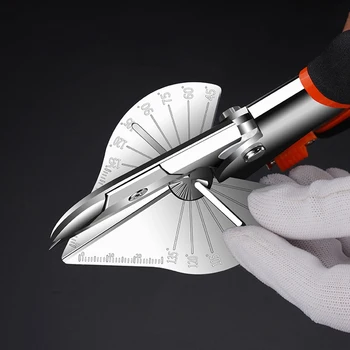 

Multifunction Angle Mitre Trunking Scissors Manganese Pipe Cutter Angle Shears Automatic Wire Cutting Duct Mitre Trim