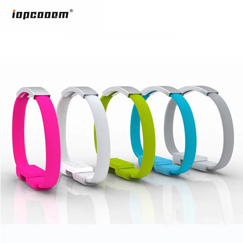 

Bracelet Micro USB Cable Wire Sync Data Charger Cord USB Cable for iPhone 5 5s 6 6s 7 Plus X For Samsung S10 a9 2018 For Xiaomi