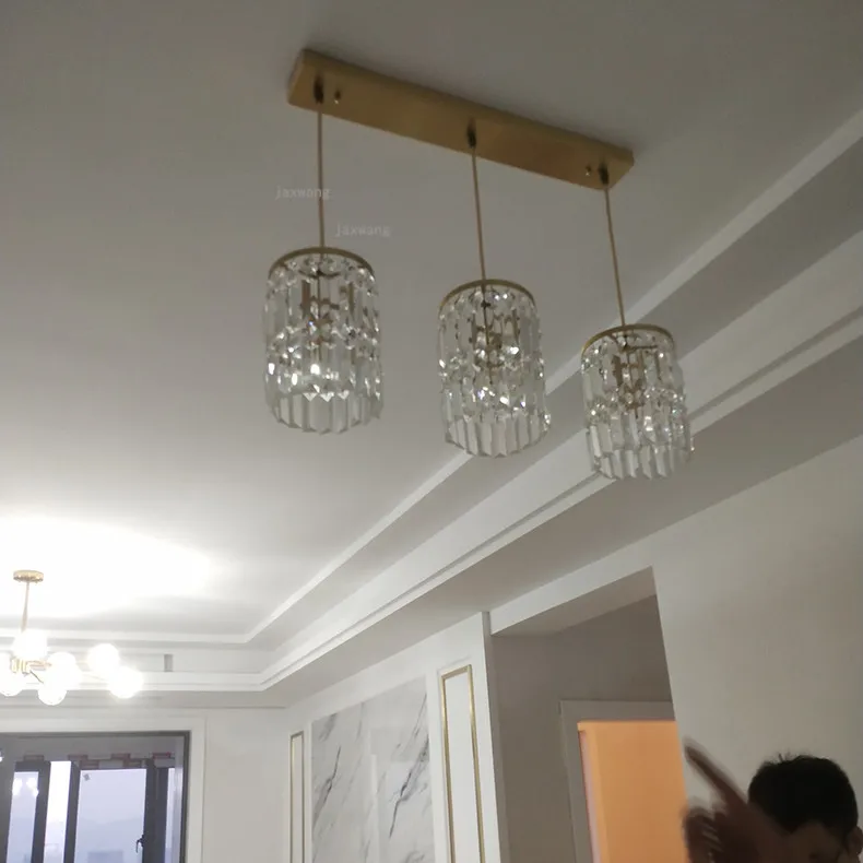 Modern Pendant Ceiling Lamps Crystal LED Living Room Kitchen Pendant Lamp Lights Chandelier Pending Lighting Decor Hanging Light