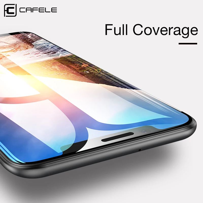 Закаленное стекло Cafele с полным покрытием для Xiaomi 8 10 HD прозрачное твердость 9H