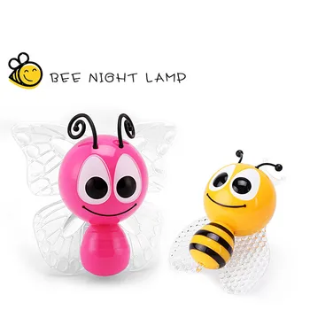 

Holiday LED night light colorful night light Decoration RGB led night lamp Little Bee & Butterfly children lamp for home decor