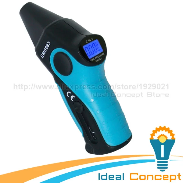 Tire Pressure Gauge and Veins Depth Ruler Measure Car Automotive Motorcycle Truck PSI BAR kPa