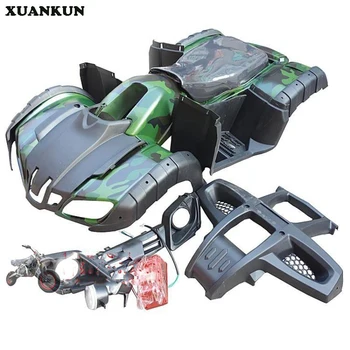 

XUANKUN Four Rounds Of Beach Car Accessories Beach Car Shell Full Car Plastic Parts Headlights Cushions Iron Tank
