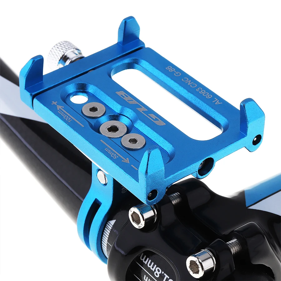 

NEW Universal Motorcycle MTB Bike Phone Holder On The Handlebar Aluminum Alloy Bicycle Phone Support GPS 3.5-6.2 inch Smartphone