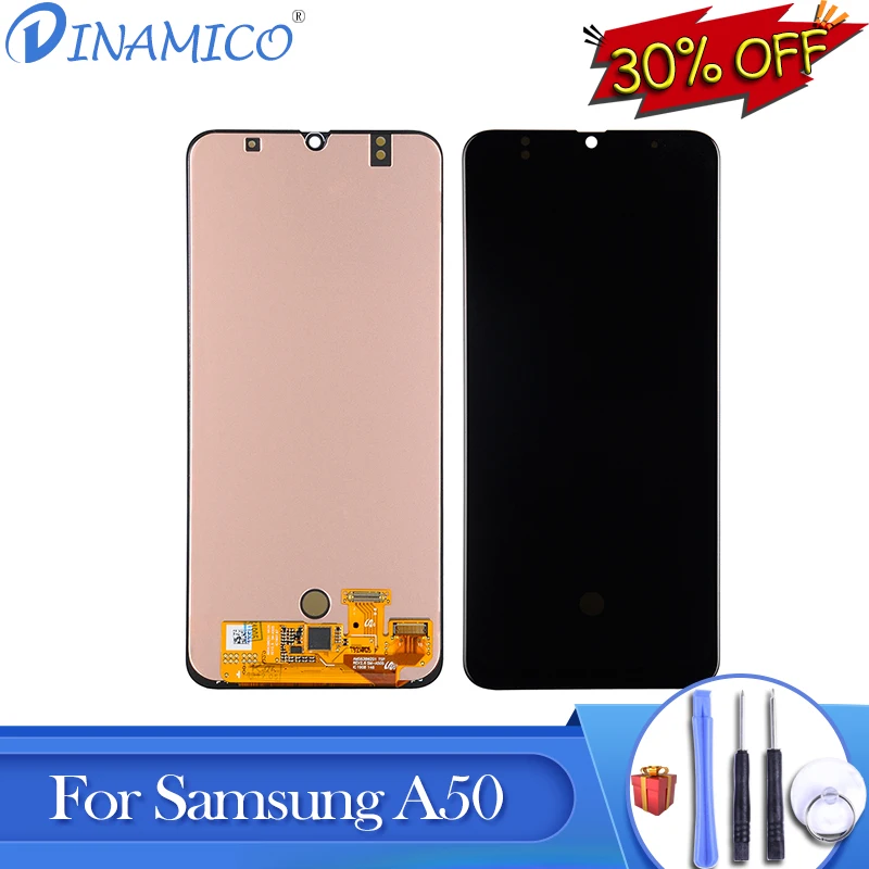 

Dinamico Promotion For Samsung Galaxy A50 Lcd A505F A505FD A505A Display Touch Screen Digitizer Assembly A505 Lcd With Frame