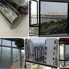 Серая и серебряная Солнцезащитная пленка одностороннее видение зеркальное окно пленка устройство для обеспечения конфиденциальности виниловая пленка анти УФ теплоизоляция