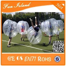 1,5 м ПВХ хорошего качества 0,8 мм 6 шт пузырь футбол, надувной мяч пузырь костюм, Зорб мяч, пузырь футбол