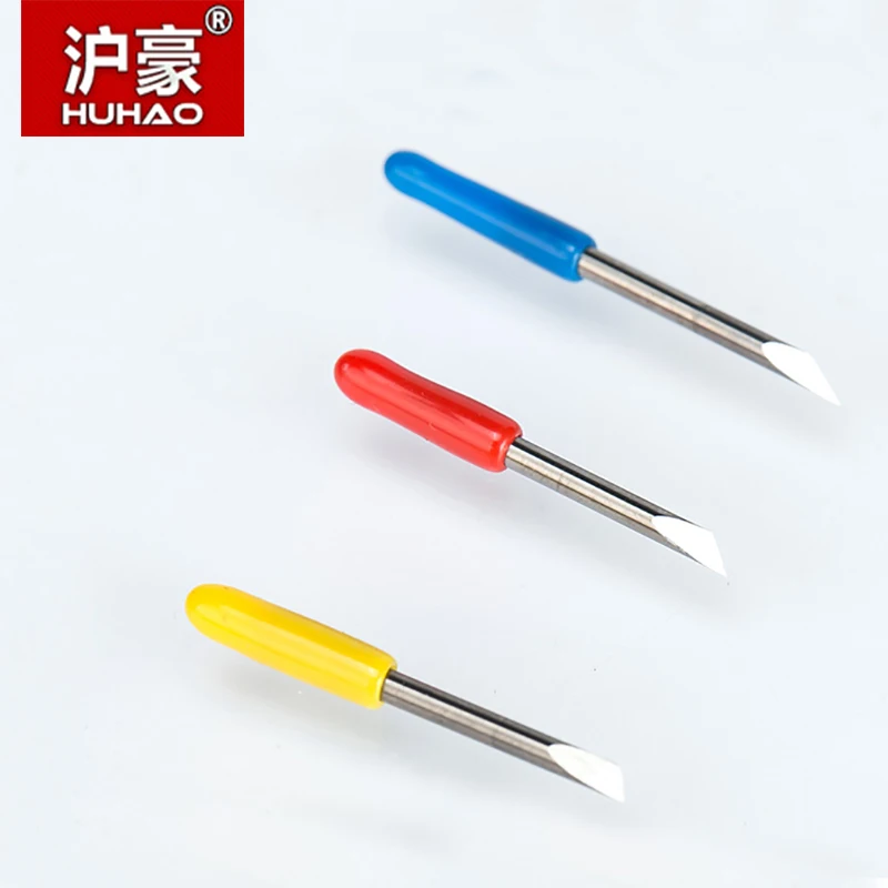 HUHAO 5PC/lot SUMMA Plotter Cutter 30/45/60 Degree Tungsten blades Cutting Plotter Vinyl Cutter Knife for SUMMA Plotter Blade