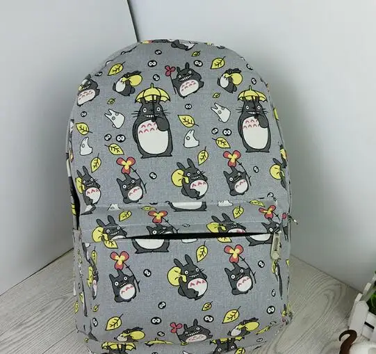 

1pcs/lot preppy style woman casual cartoon totoro backpack female casual cartoon totoro backpack